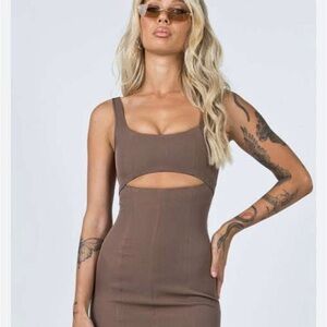 Princess Polly Brown Mini Dress